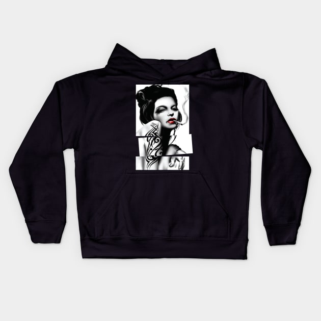 SUCKAFREE Kids Hoodie by dopeazzgraphics